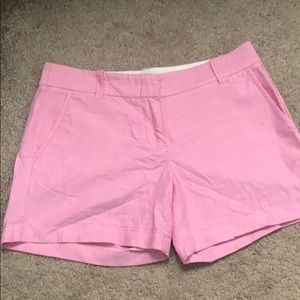 Pink J.Crew City Fit Shorts